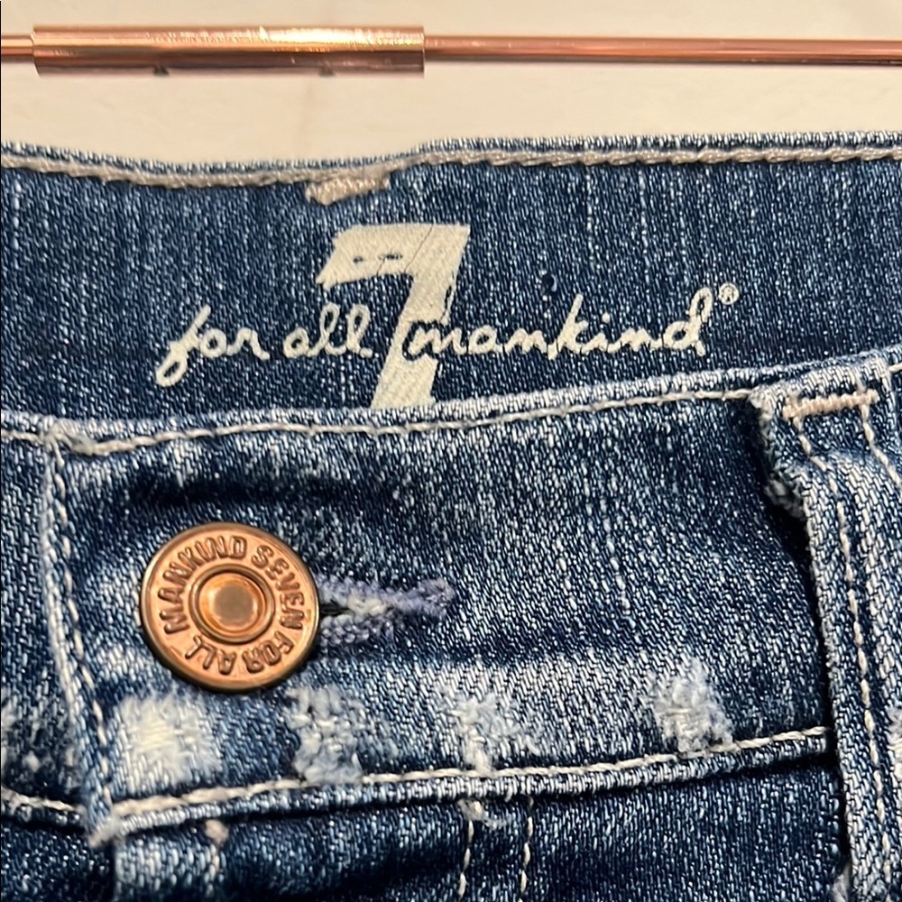 Blue Denim Mini Skirt - Picture 10 of 10
